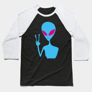 Acid Peace Alien Baseball T-Shirt